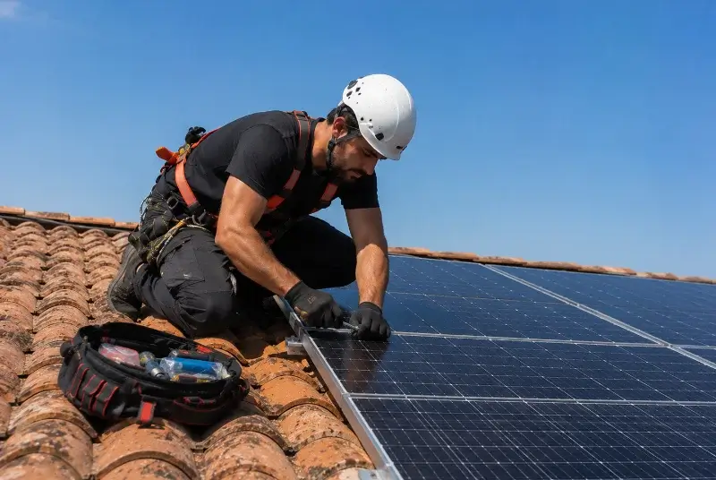 Maintenance et monitoring de panneaux solaires à Gratens
