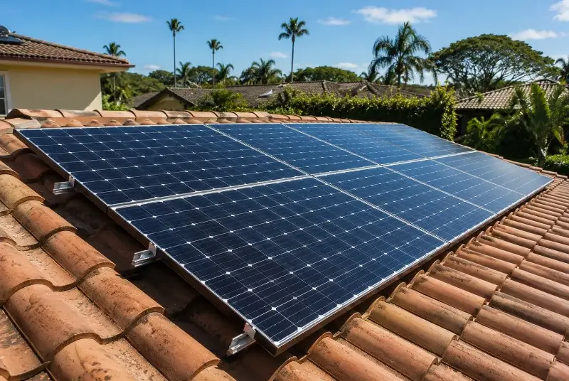 Installation de panneaux solaires à Gratens